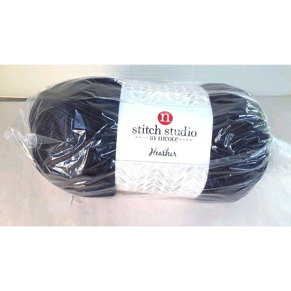 New Stitch Studio By Nicole Heather #4 Medium Worsted 740 yds Purple Yarn